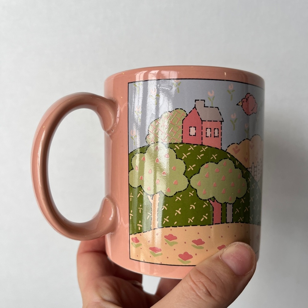 3/$30 🌟 Vintage Cottagecore Pastel Landscape Mug - Picture 2 of 7